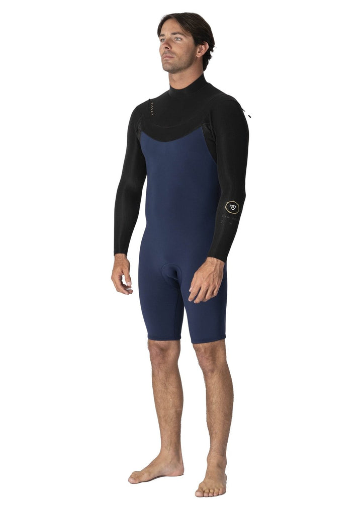 Vissla New Seas 2-2 U-Zip Spring Wetsuit in Midnight, view 3
