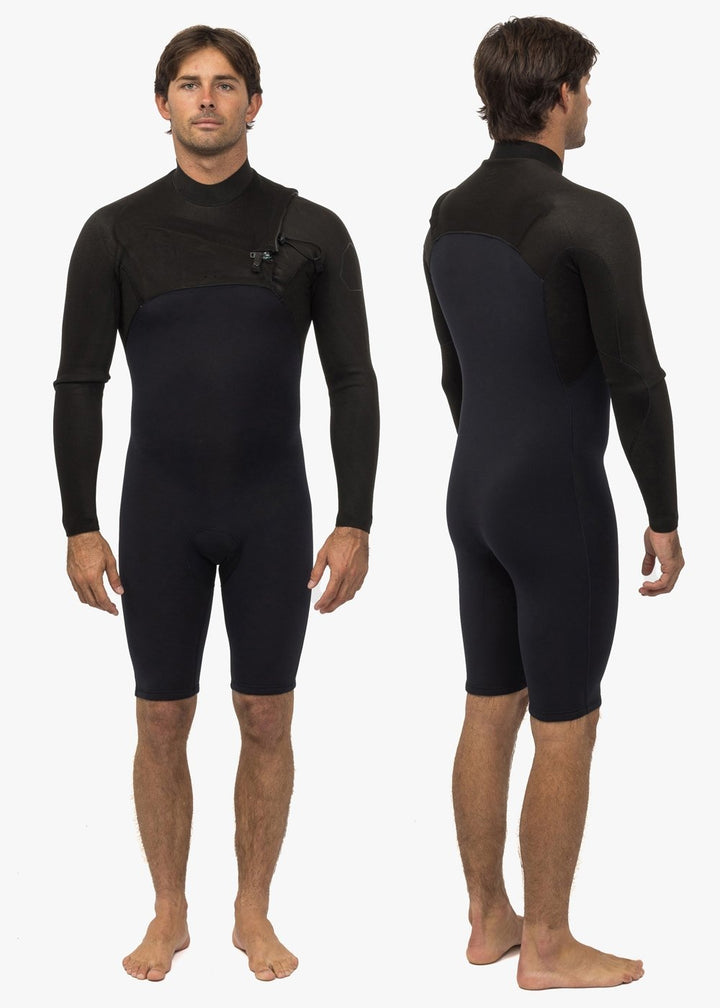 Vissla High Seas II 2-2 LS Spring in Stealth, view 4