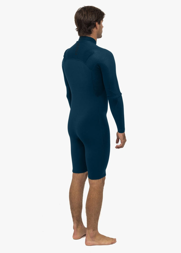 Vissla High Seas II 2-2 LS Spring in Navy, view 3