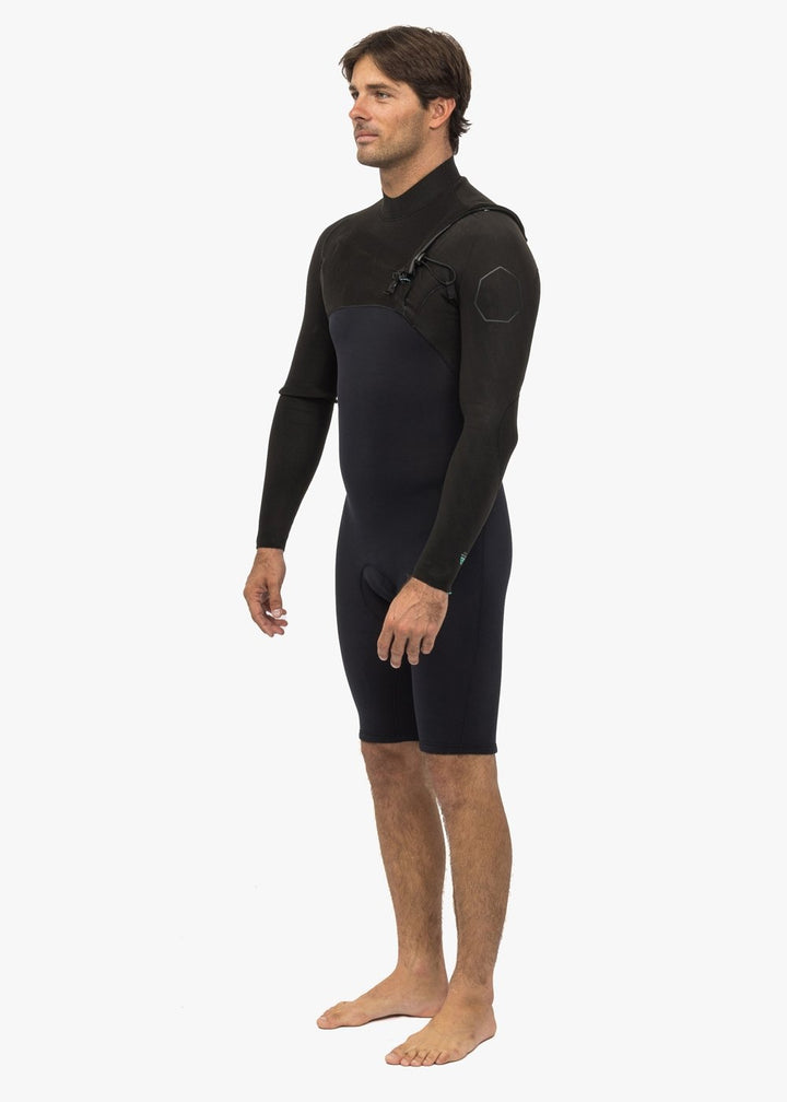 Vissla High Seas II 2-2 LS Spring in Stealth, view 2