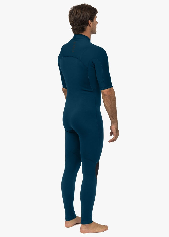 Vissla High Seas II 2-2 Short Sleeve Full in Navy, view 3
