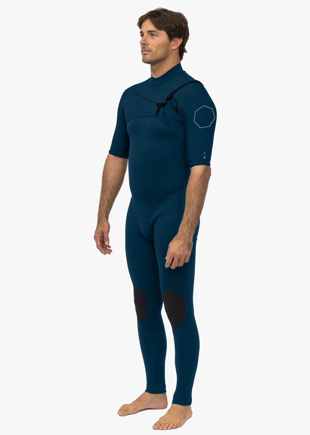 Vissla High Seas II 2-2 Short Sleeve Full in Navy, view 2