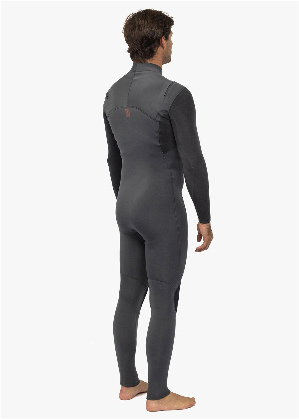 Vissla New Seas 3-2 U-Zip Wetsuit in Graphite, view 3