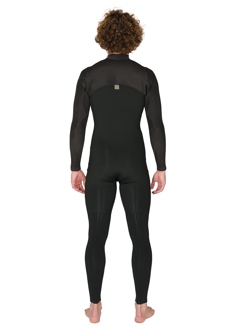 Vissla New Seas 5-4 U-Zip Wetsuit in Black 2, view 4