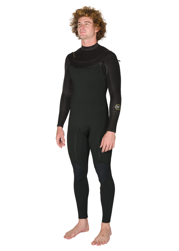 Vissla New Seas 5-4 U-Zip Wetsuit in Black 2, view 6