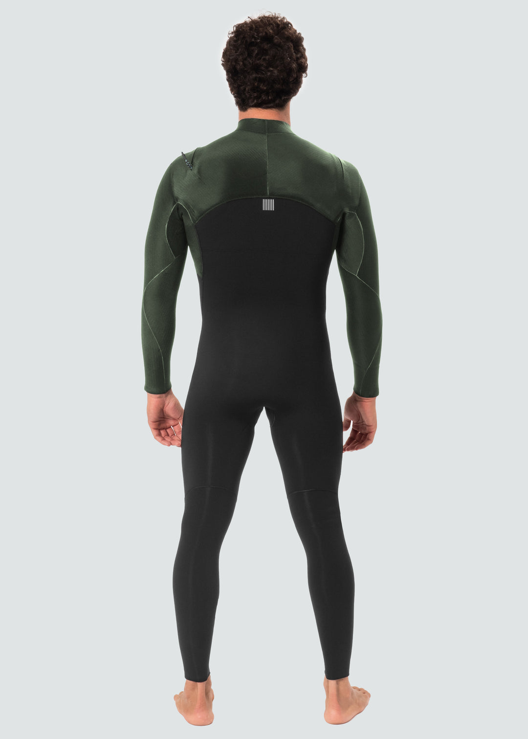 Vissla New Seas 3-2 U-Zip Wetsuit in Surplus, view 3