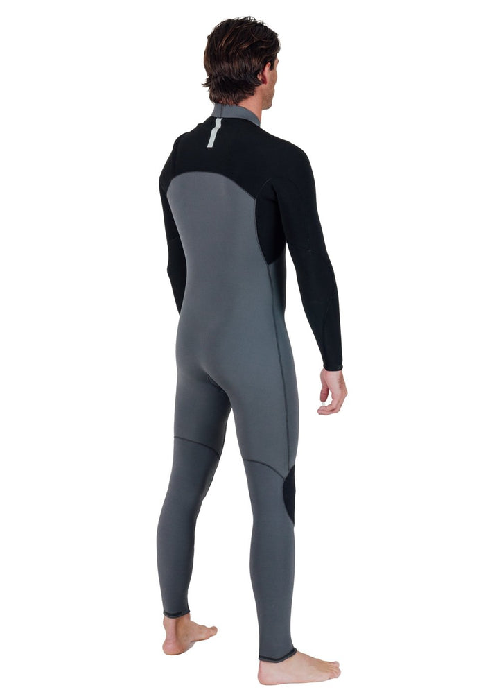 Vissla Natural Seas 3-2 Full Chest Zip in Coal, view 7