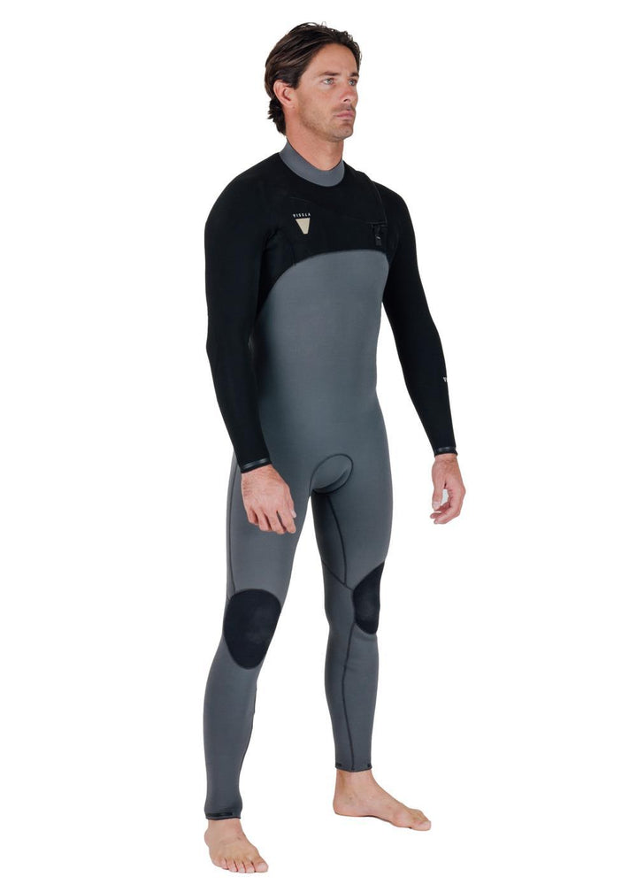 Vissla Natural Seas 3-2 Full Chest Zip in Coal, view 5