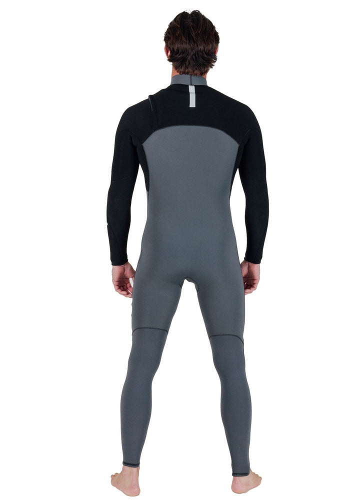 Vissla Natural Seas 3-2 Full Chest Zip in Coal, view 3