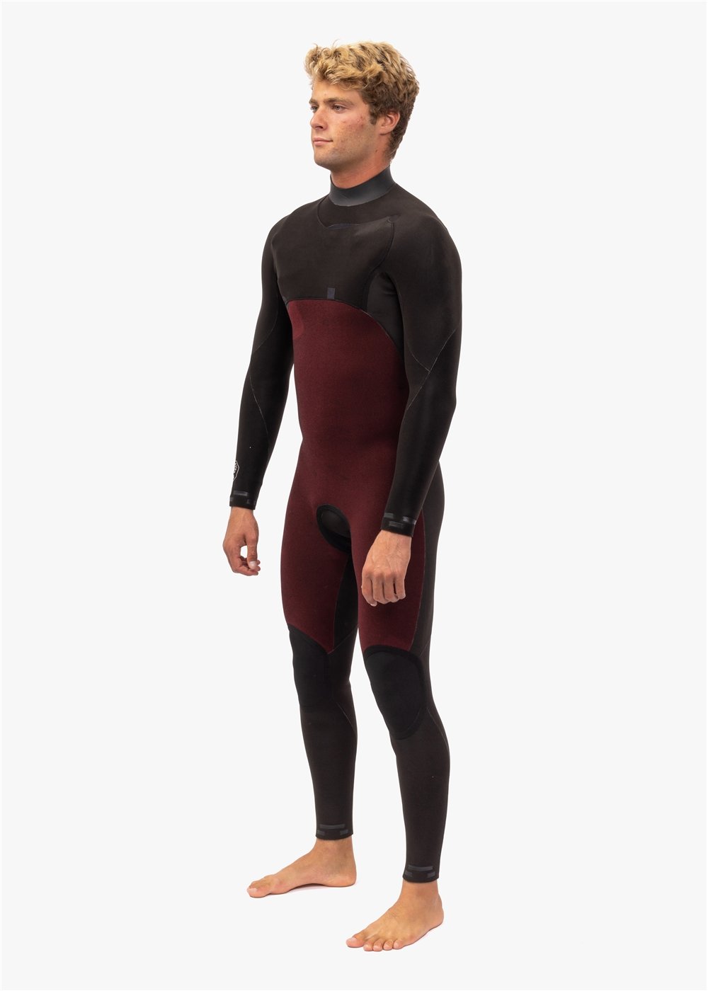 Vissla 7 Seas Comp 3-2 Full Chest Zip in Black 2, view 5
