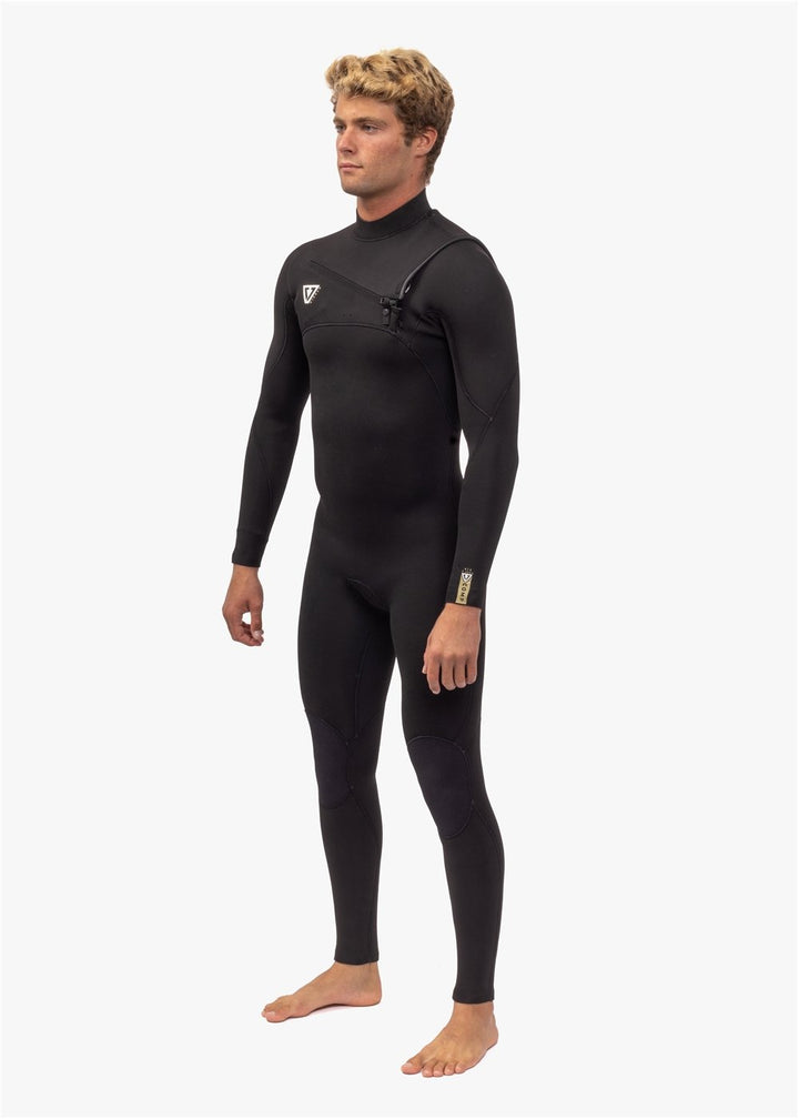 Vissla 7 Seas Comp 3-2 Full Chest Zip in Black 2, view 3