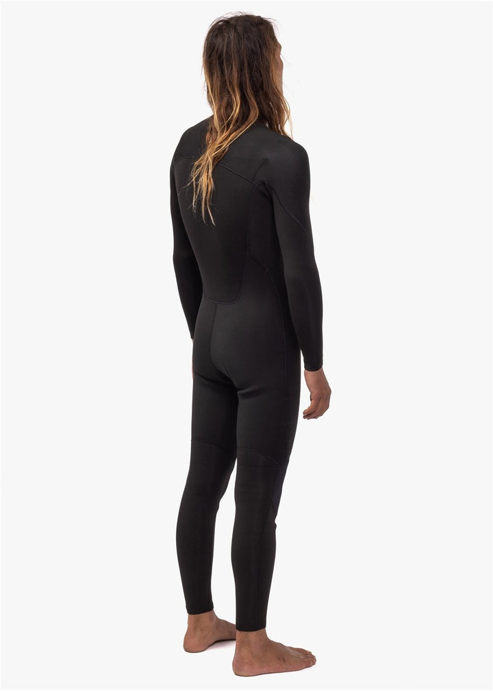 Vissla 7 Seas 3-2 Full Chest Zip Wetsuit in Black, view 2