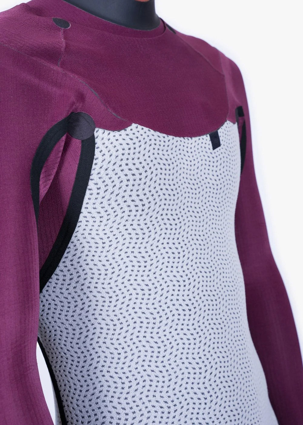 Vissla New Seas 3-2 U-Zip Wetsuit in Surplus, view 8