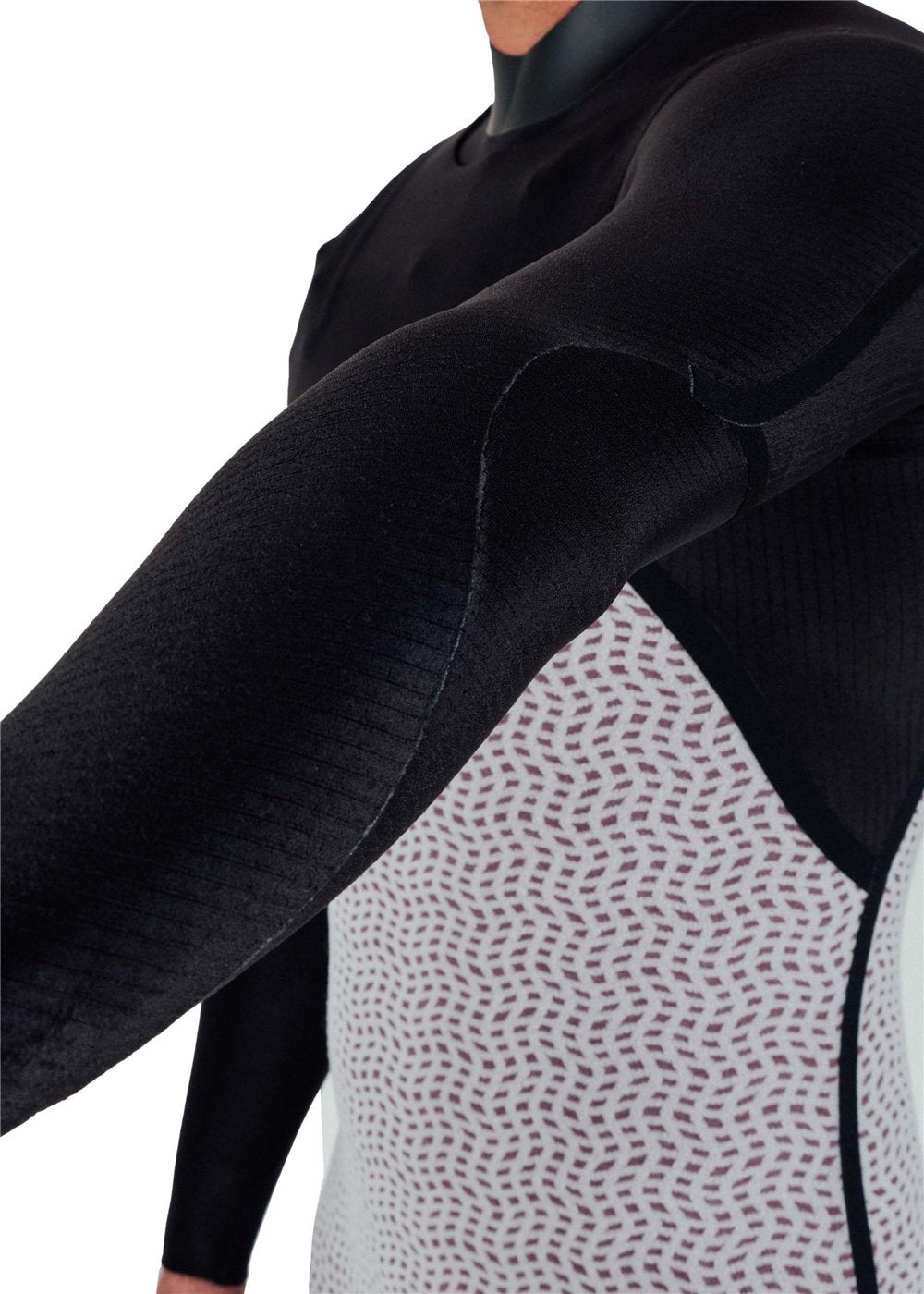 Natural Seas 4-3 Full Chest Zip BLK