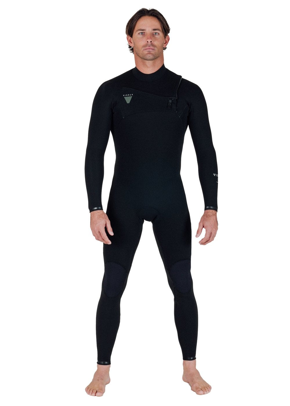 Natural Seas 4-3 Full Chest Zip BLK