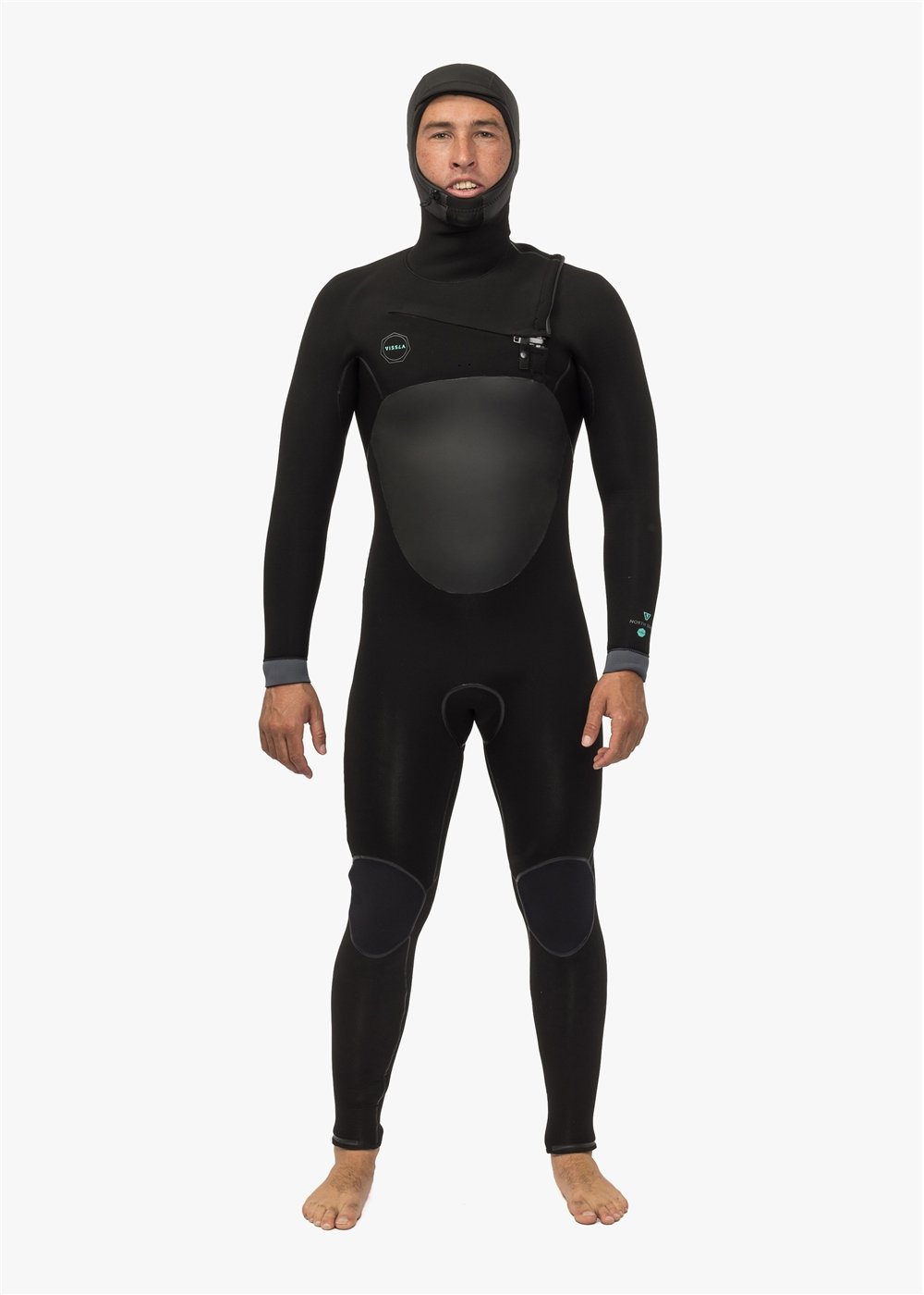 North Seas 5.5-4.5 Full Hooded Chest Zip Wetsuit