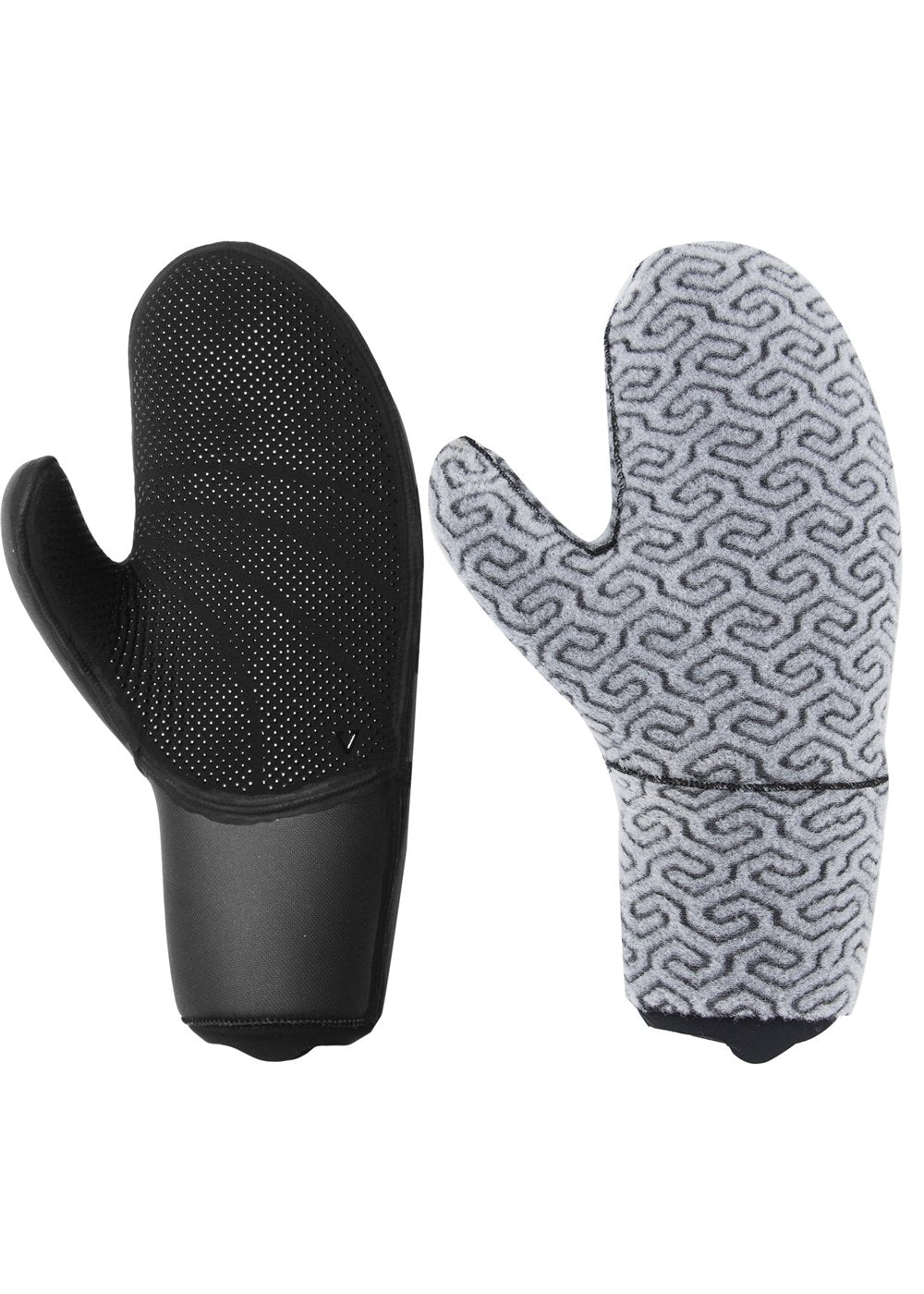 Vissla 7 Seas 7Mm Mitten Glove in Black, view 2