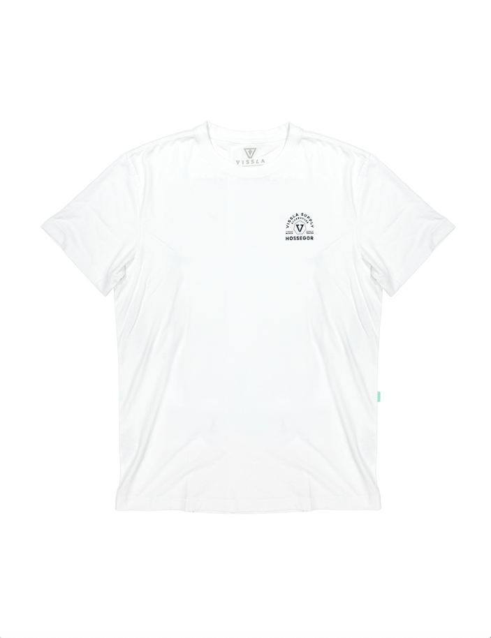 Vissla Hossegor Stokehouse Tee in White, view 2