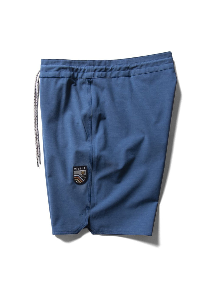 Vissla Solid Sets 17" Boys Boardshort in Ocean Blue, view 3