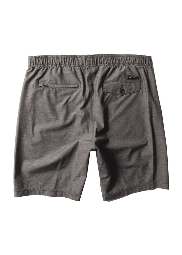 Vissla Hemp No See Ums Eco 17" Boys Elastic Walkshort in Phantom, view 2