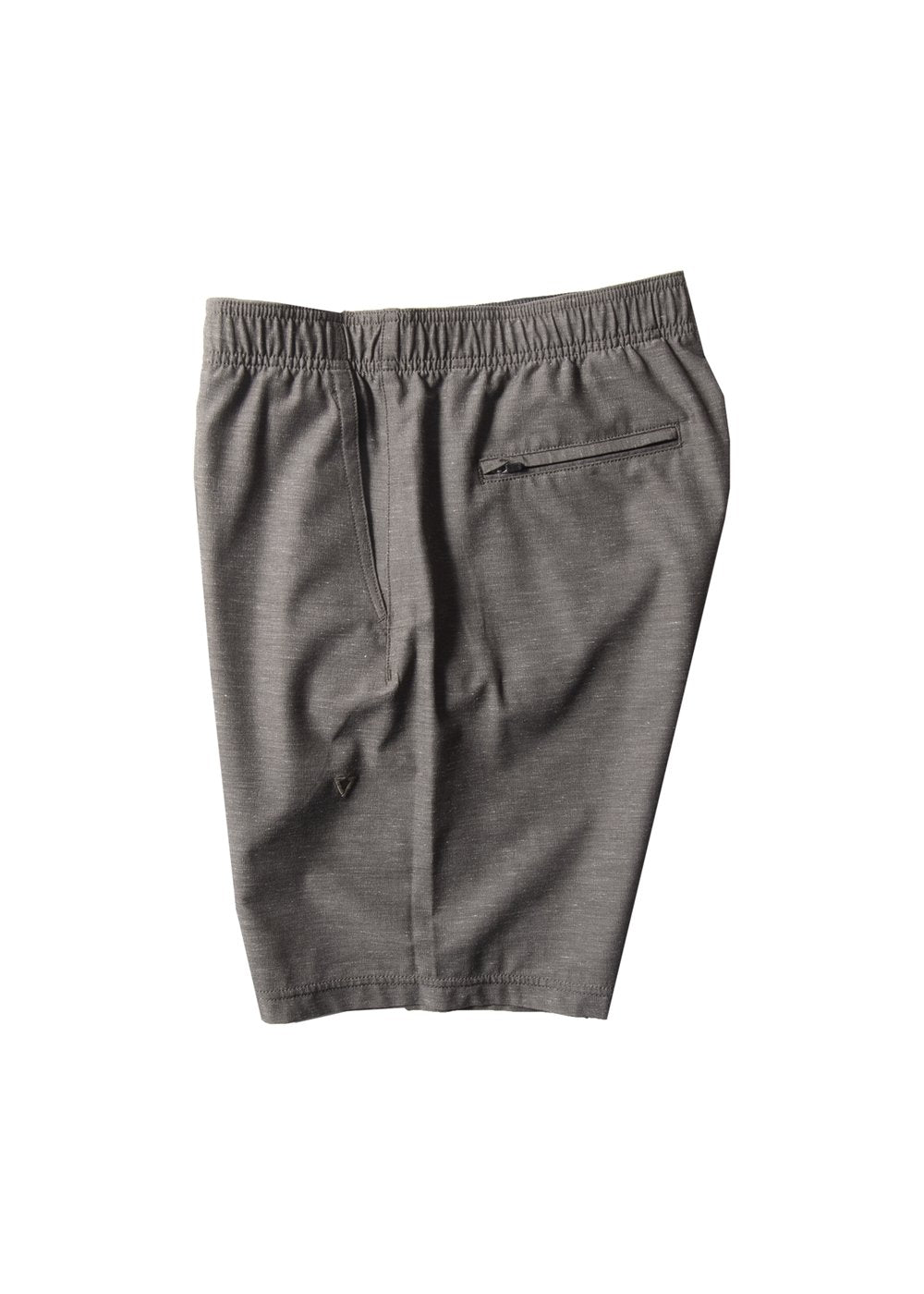 Vissla Hemp No See Ums Eco 17" Boys Elastic Walkshort in Phantom, view 3