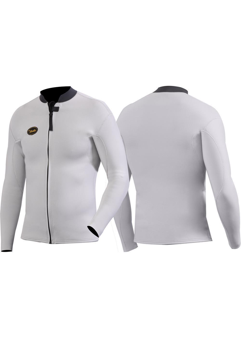 Solid Sets 2Mm Front Zip Jacket