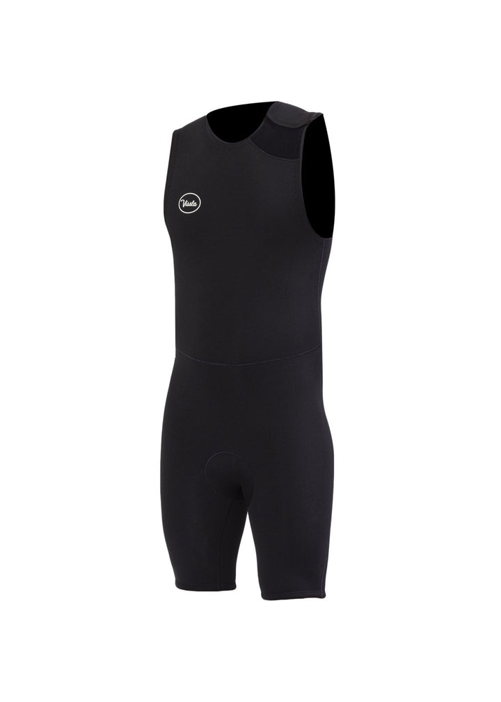Vissla 7 Seas 2-2 Short John Wetsuit in Black, view 4