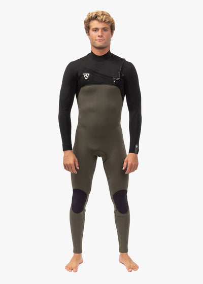 7 seas 4-3 green army wetsuit